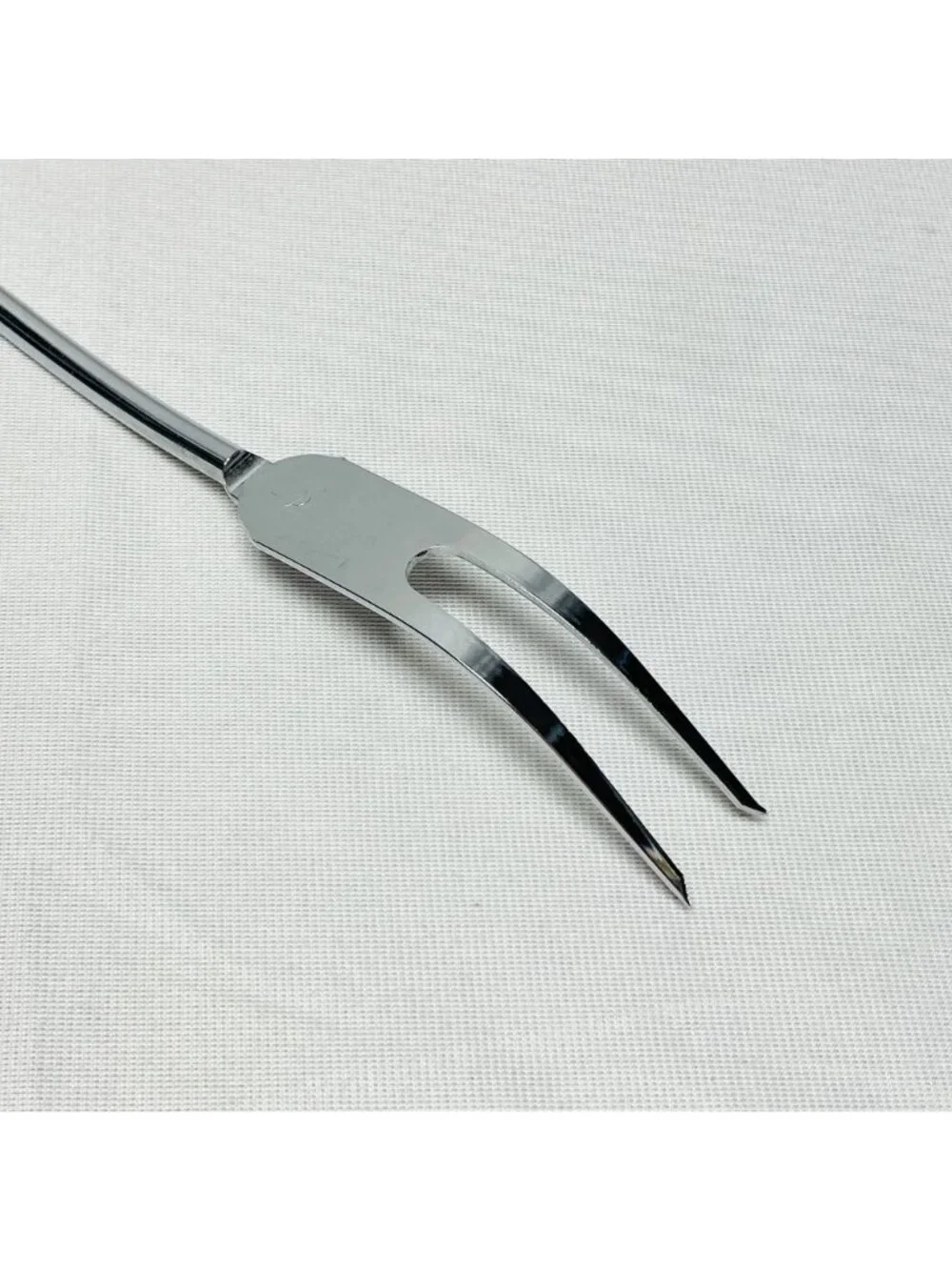 Ekco USA Chromium Plated Meat Fork With Green Handle 19.25